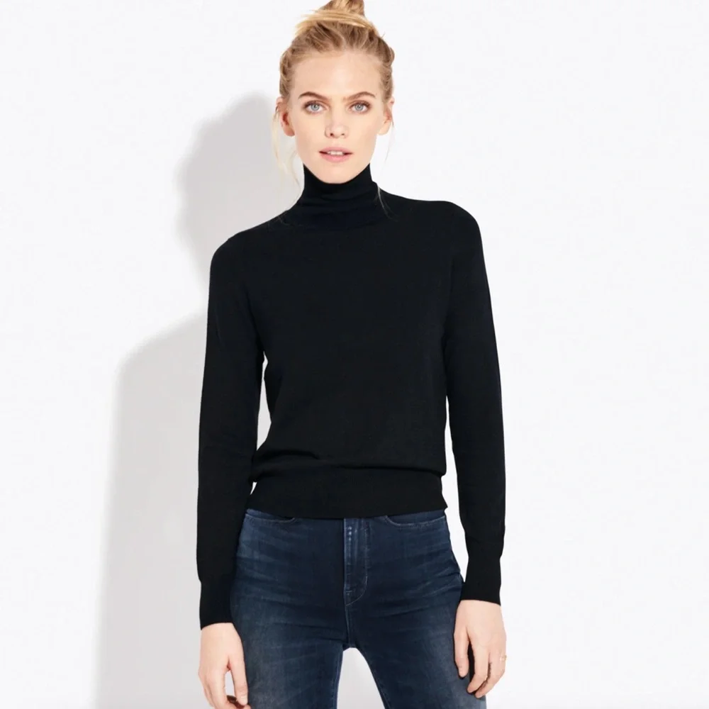 NWT Classic Merino Wool Turtleneck Sweater / 100% MERINO WOOL - Picture 10 of 16
